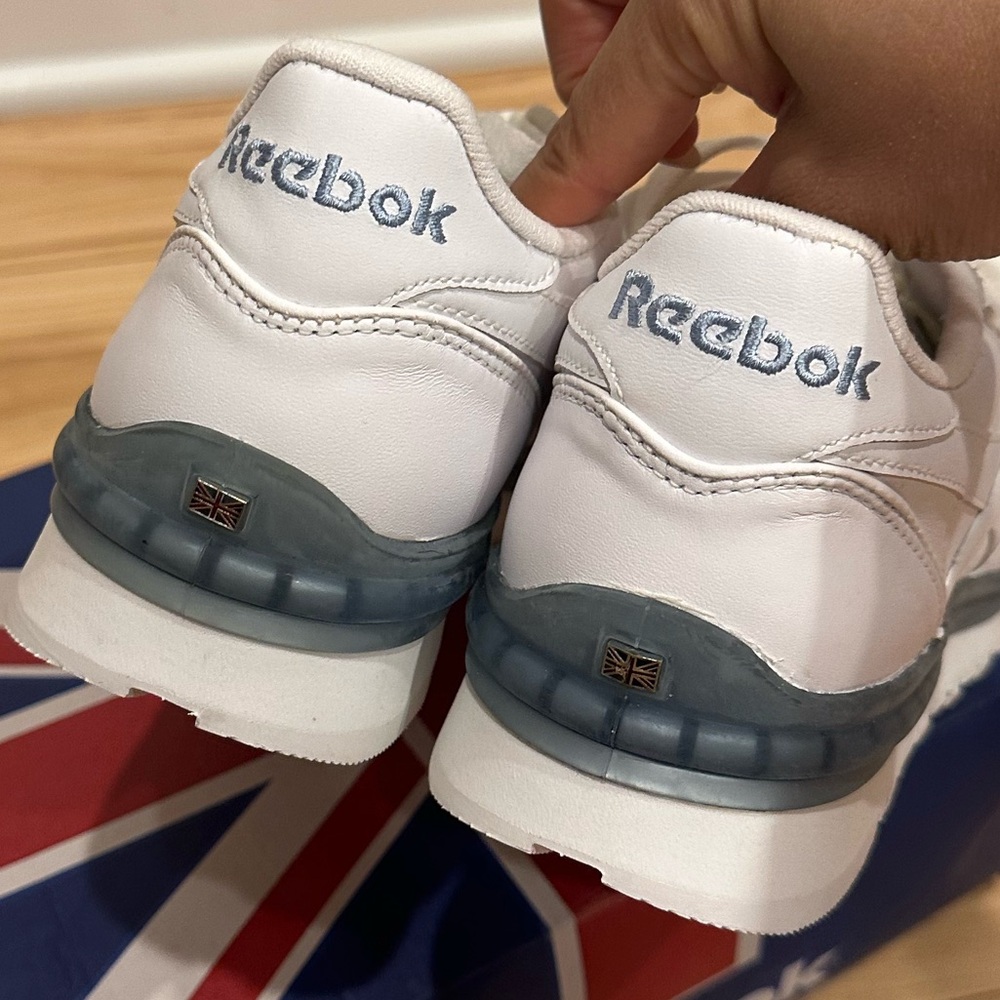 Reebok Classic Leather White Retro Sneakers Women Size 7.5 New With Box - Picture 5 of 7